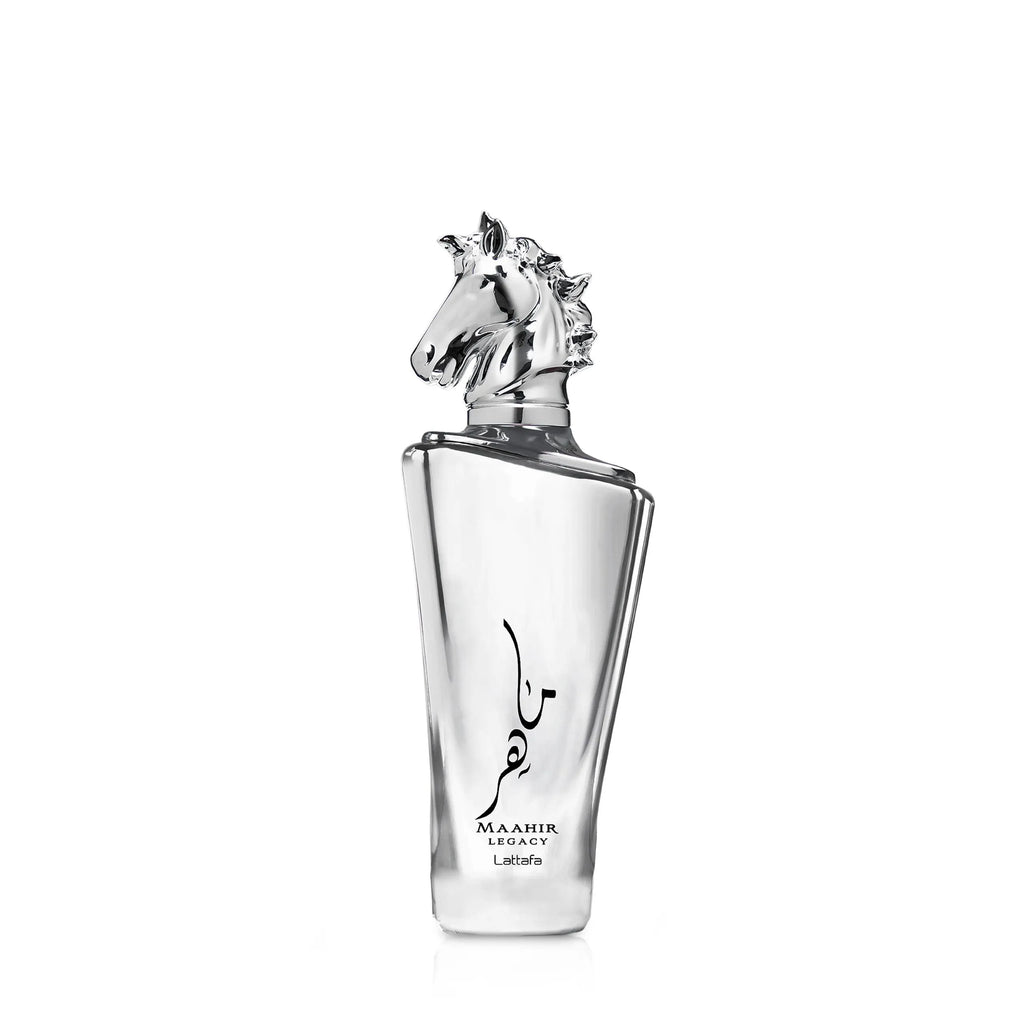 Lattafa Perfumes | Maahir Legacy - Mens Fragrance - 3.4 oz (100ml) Single Item - Aromatic and Citrusy Scent