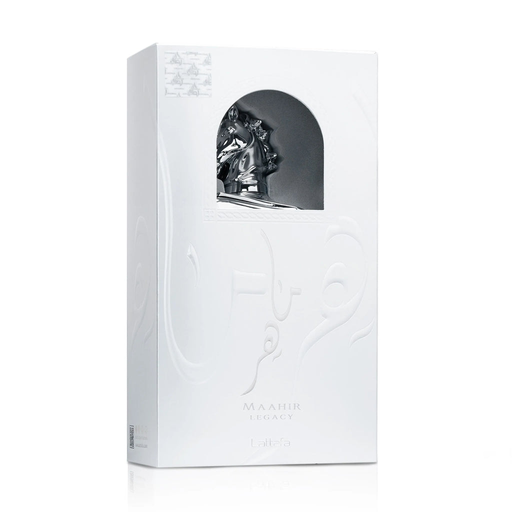Lattafa Perfumes | Maahir Legacy - Mens Fragrance - 3.4 oz (100ml) Single Item - Aromatic and Citrusy Scent