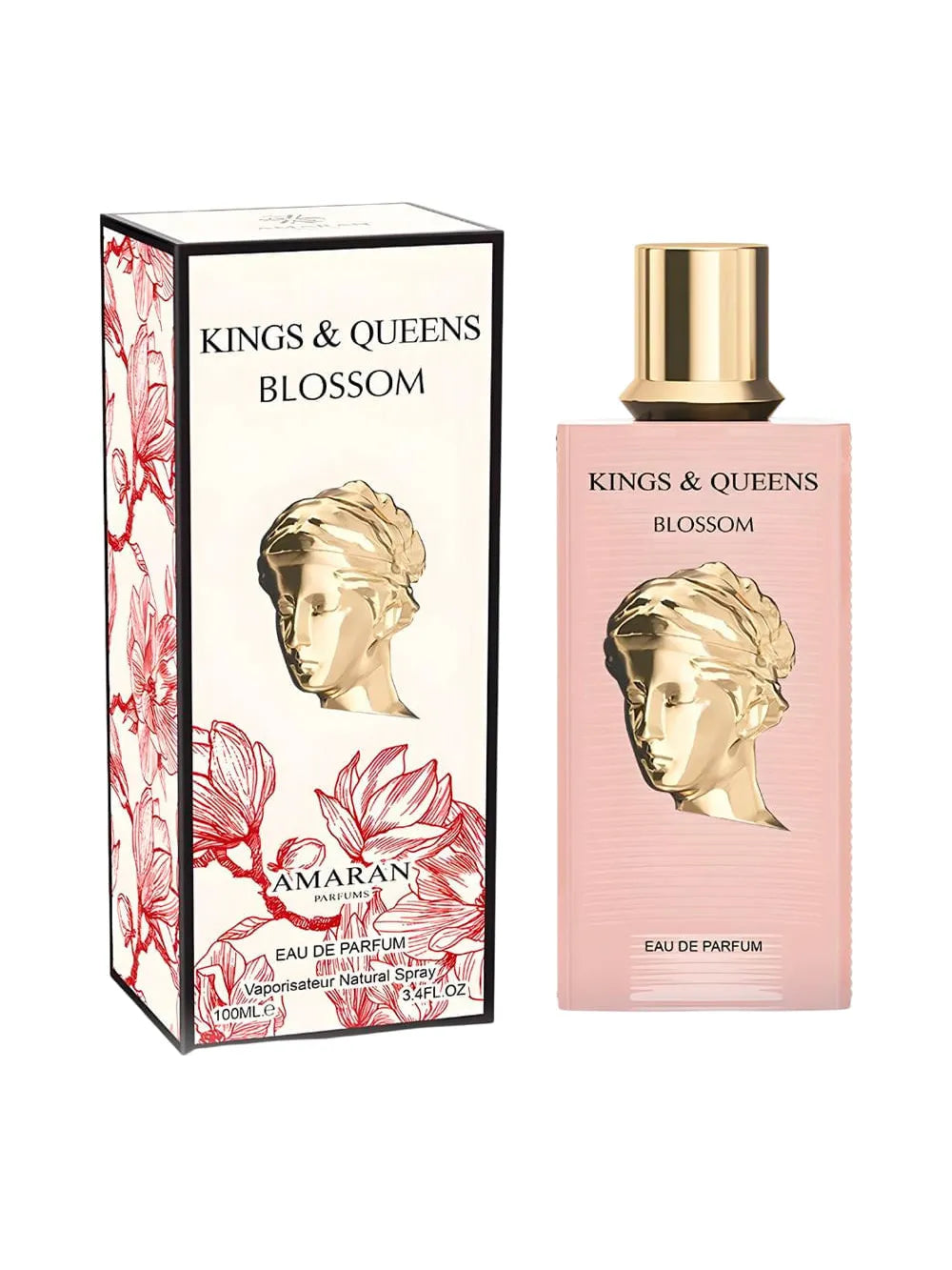 Amaran Parfums | Kings And Queens Blossom | 3.4fl oz - 100ml | Eau De Parfum | Unisex Fragrance | Tuberose - Jasmine & Amber Notes