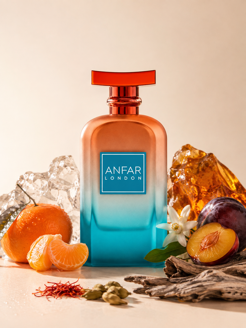 Midnight Frost Tangerine by Anfar London