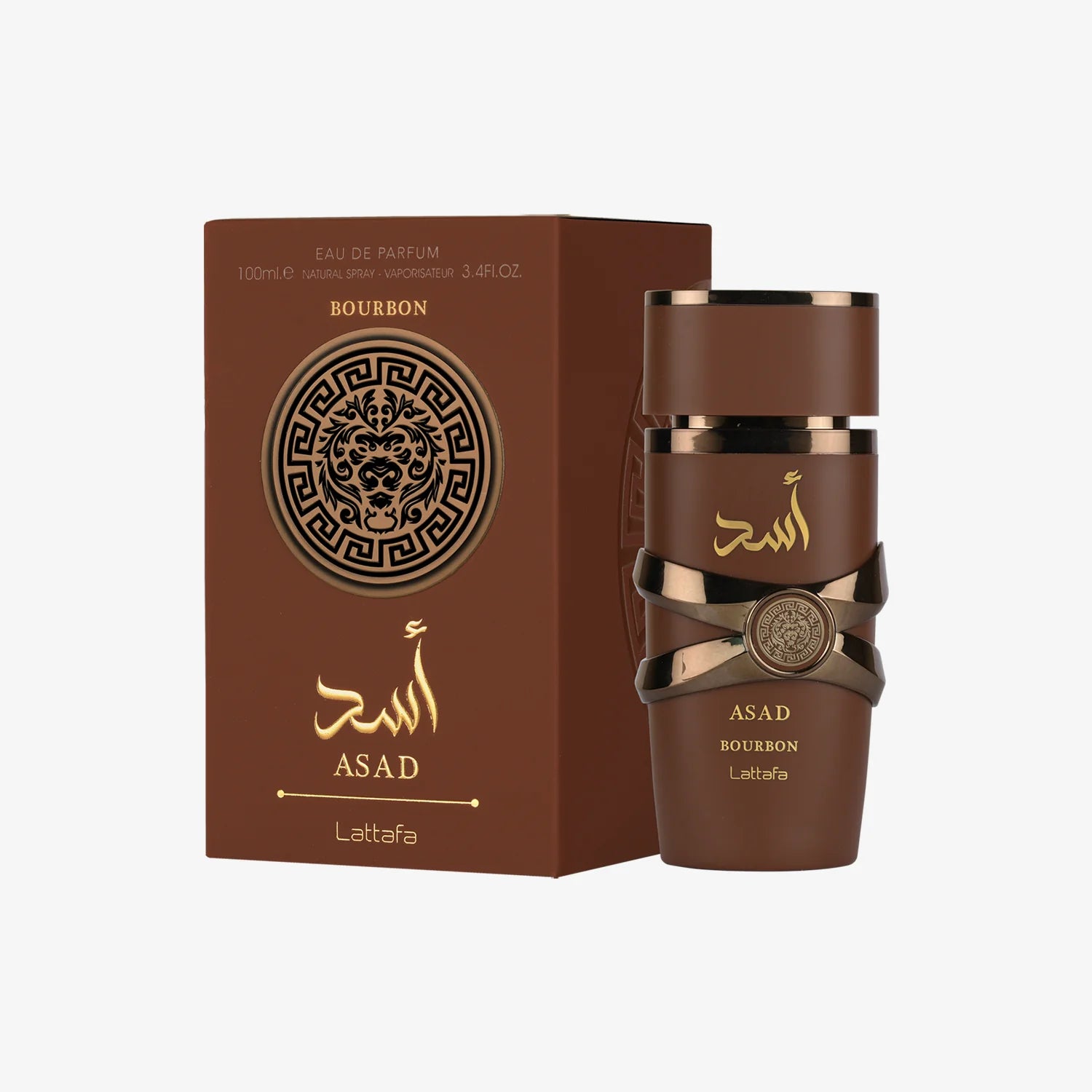 Lattafa Perfumes | Asad Bourbon - Unisex Fragrance - 3.4 oz (100 ml) - Vanilla - Sweet - Cacao - Spicy Fragrance