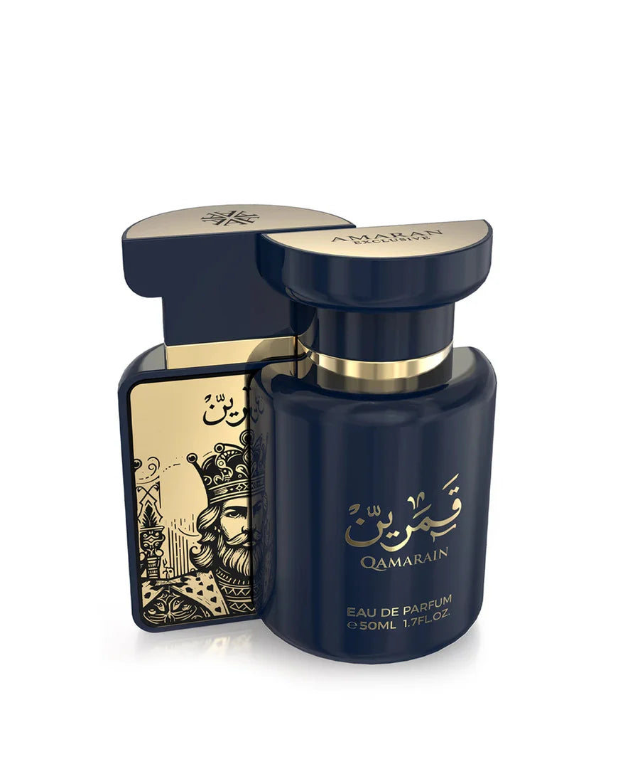Amaran | Qamarain for Him | Eau de Parfum | 3.4 fl oz - 100 ml | Men's Fragrance | Pineapple - Cedar & Oakmoss Notes