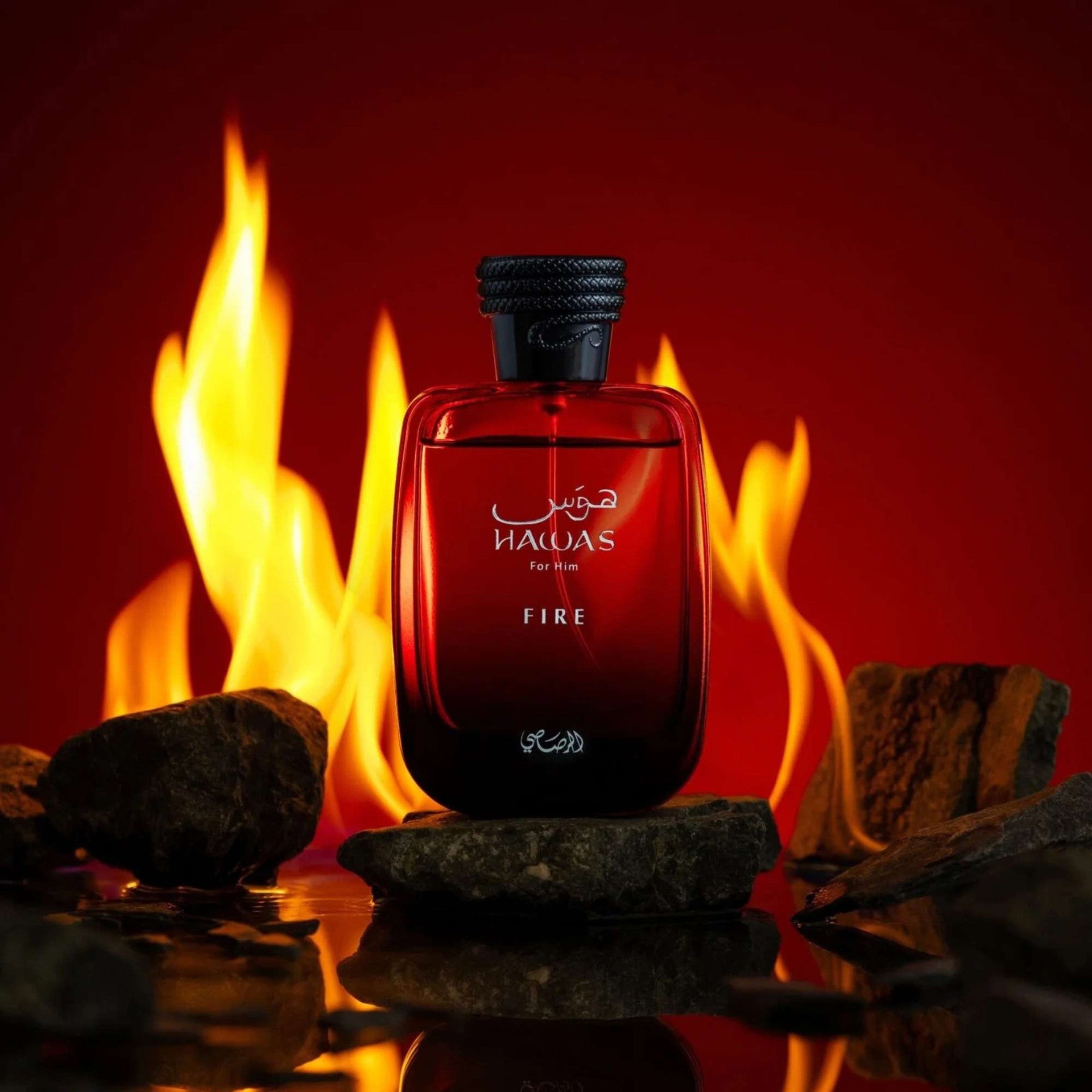 Hawas Fire for Him Eau de Parfum Spray 100ml (3.4 oz) by Rasasi