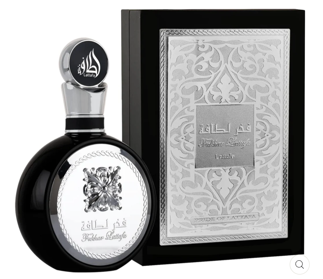 Lattafa Fakhar Silver - Eau de Parfum - 3.4 Oz Regular price
