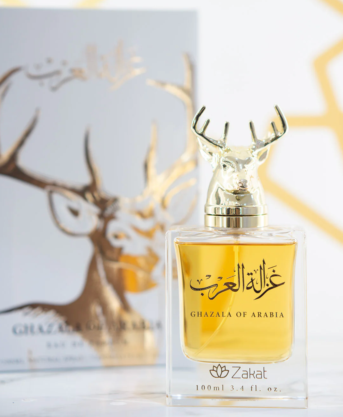 Zakat Parfums | Ghazala of Arabia | Eau De Parfum | Unisex Fragrance | 100 ML - 3.4 oz | Rose - Floral & Musk Notes