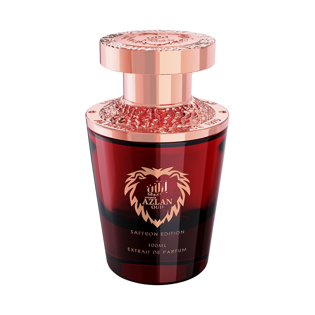 Al Haramain | Azlan Oud | Saffron Edition | Extrait De Parfum | Unisex Fragrance | 100 ML | 3.4 oz - Fruity + Floral Scent