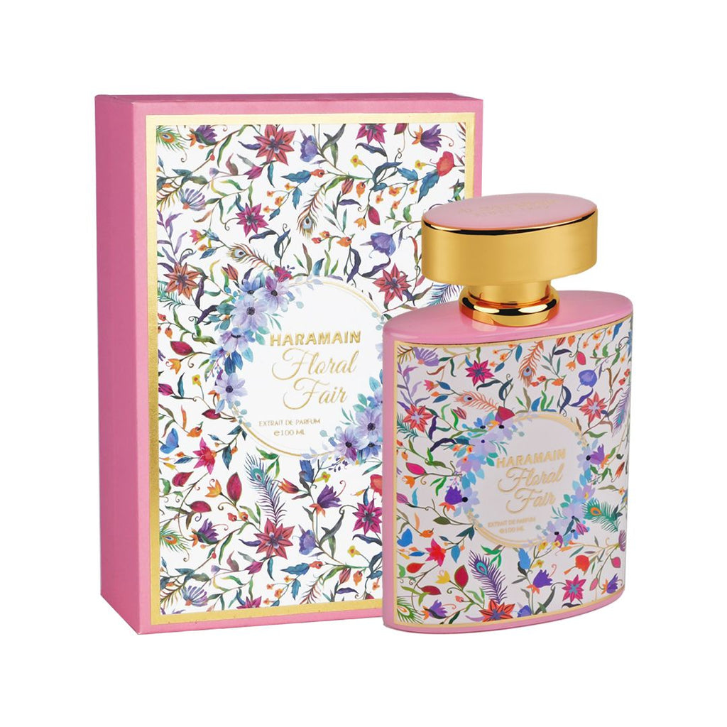 Al Haramain | Floral Fair | Extrait De Parfum | 100 ML | 3.33 oz | Women's Fragrance with Floral Notes | Liquid Edition Perfume Rose