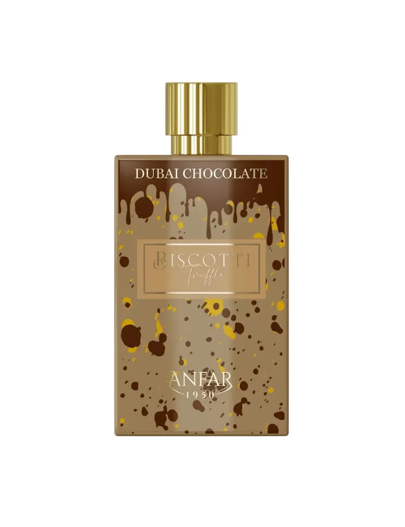 Anfar | Dubai Chocolate | Biscotti Truffle | Eau De Parfum | Unisex Fragrance | 80 ML | Cinnamon - Vanilla & Caramel Notes