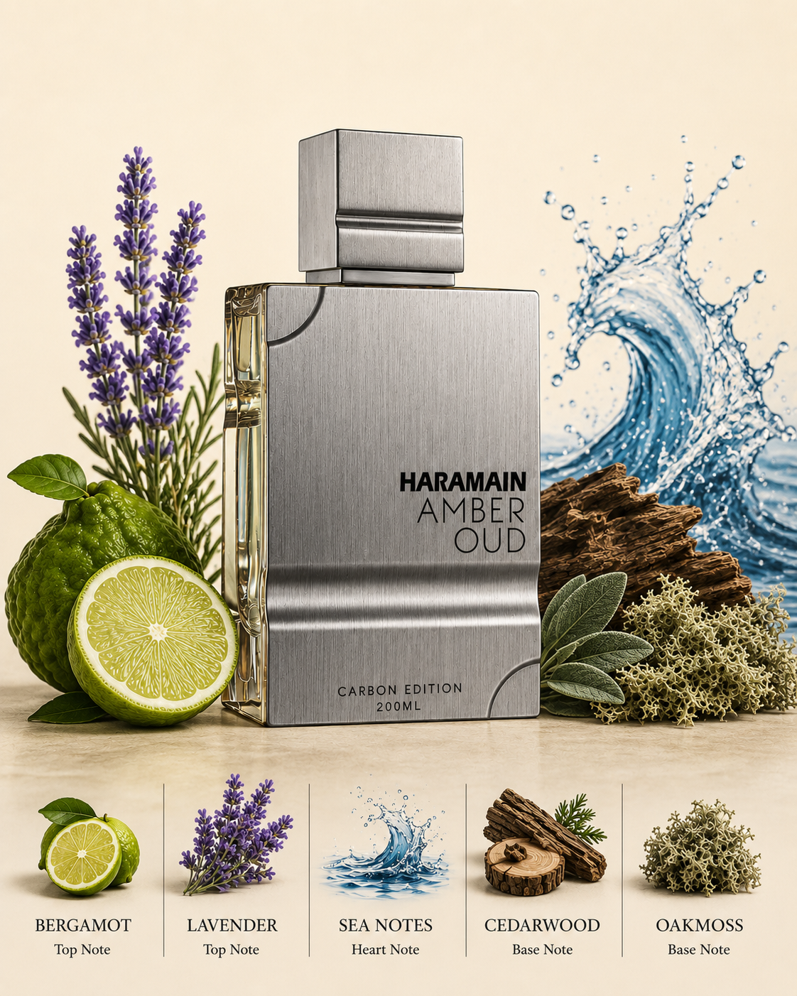 Al Haramain Amber Oud Carbon Edition (200ml)