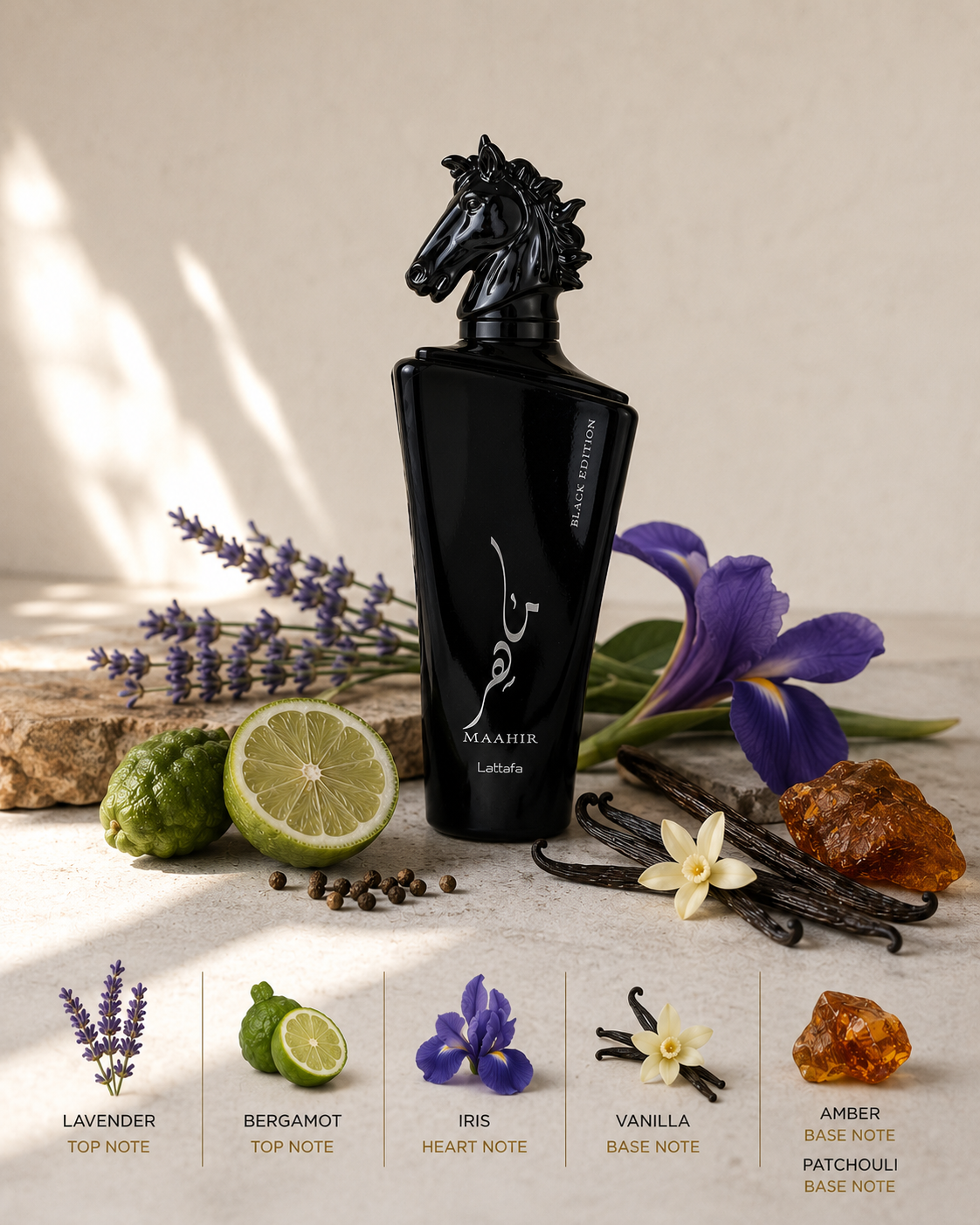 Lattafa Maahir Black Edition Eau De Parfum Spray 3.4 oz Regular price