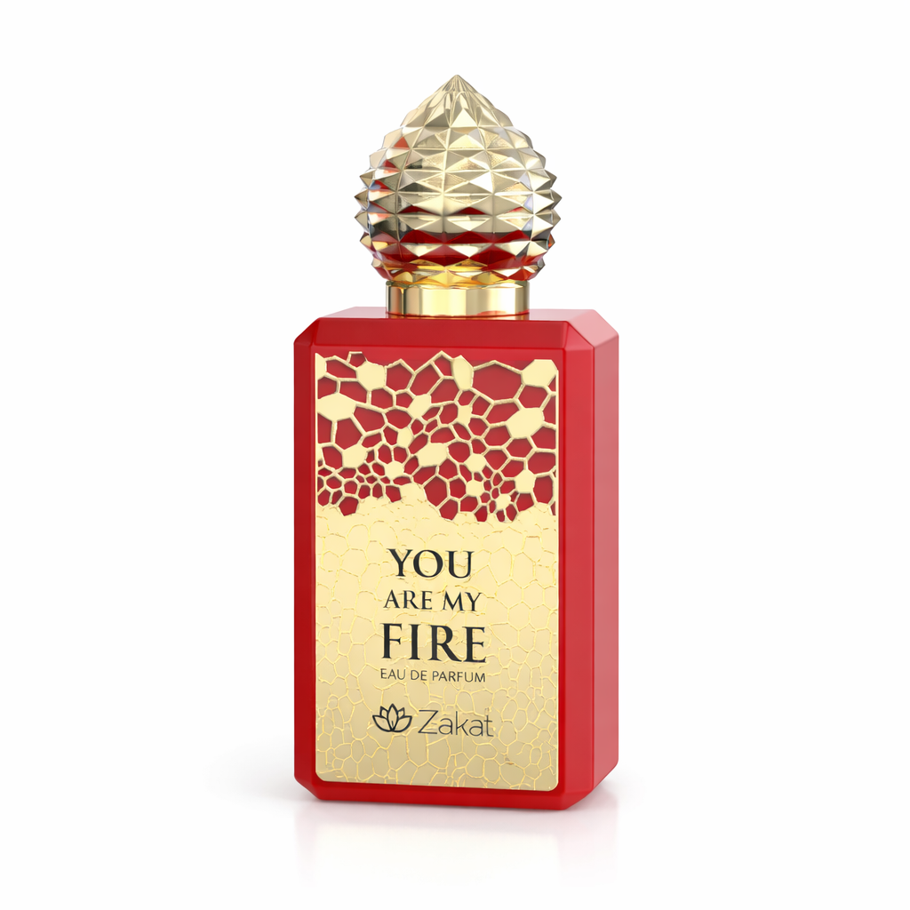 Zakat Parfums | You Are My Fire | Rouge | Eau De Parfum | Unisex Fragrance | 100 ML | Black Berry - Raspberry & Tonka Bean Notes