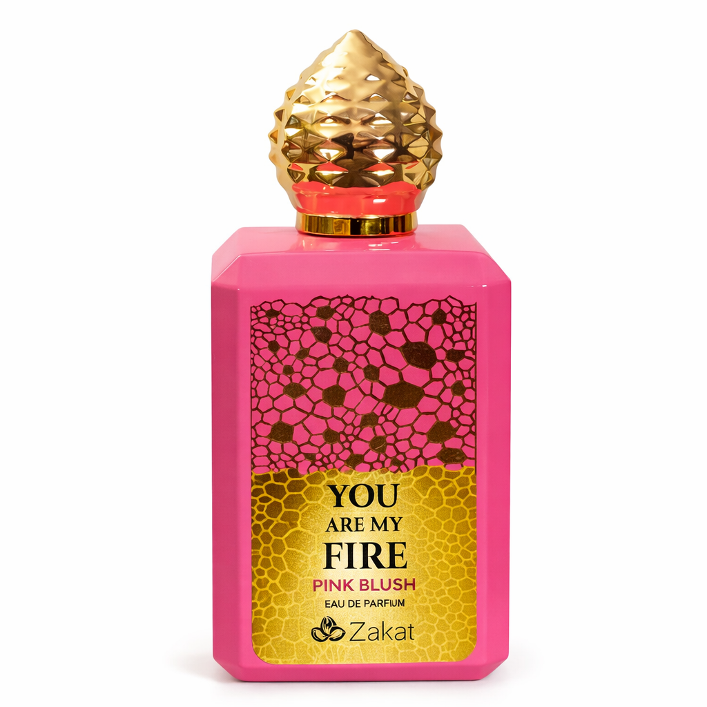 Zakat Parfums | You Are My Fire | Pink Blush | Eau De Parfum | Unisex Fragrance | 100 ML | Black Currant - Raspberry & Strawberry Notes