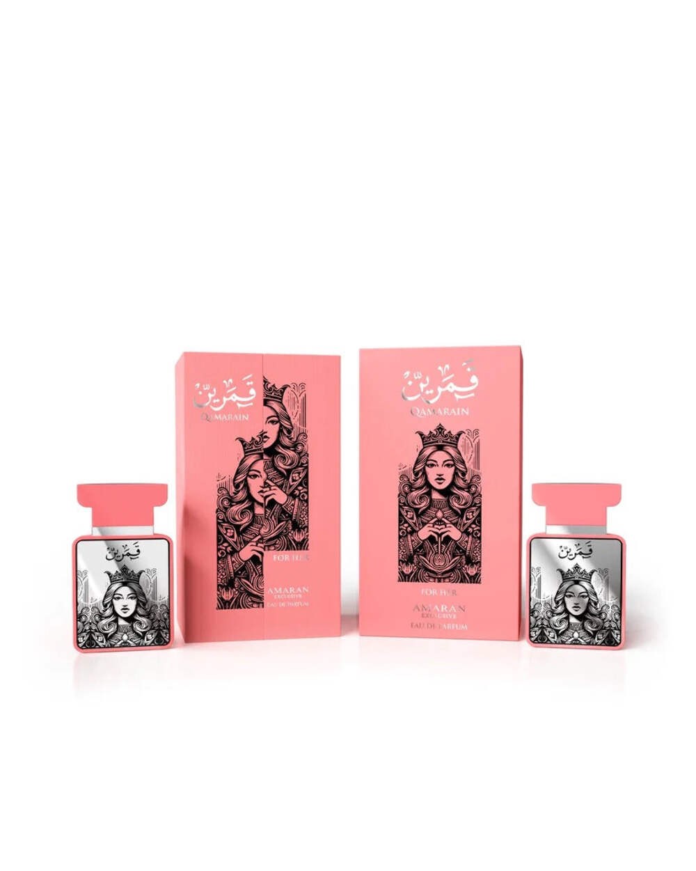 Amaran | Qamarain for Her | Eau de Parfum | 3.4 fl oz - 100 ml | Women's Fragrance | Mango - Coconut & Iris Notes