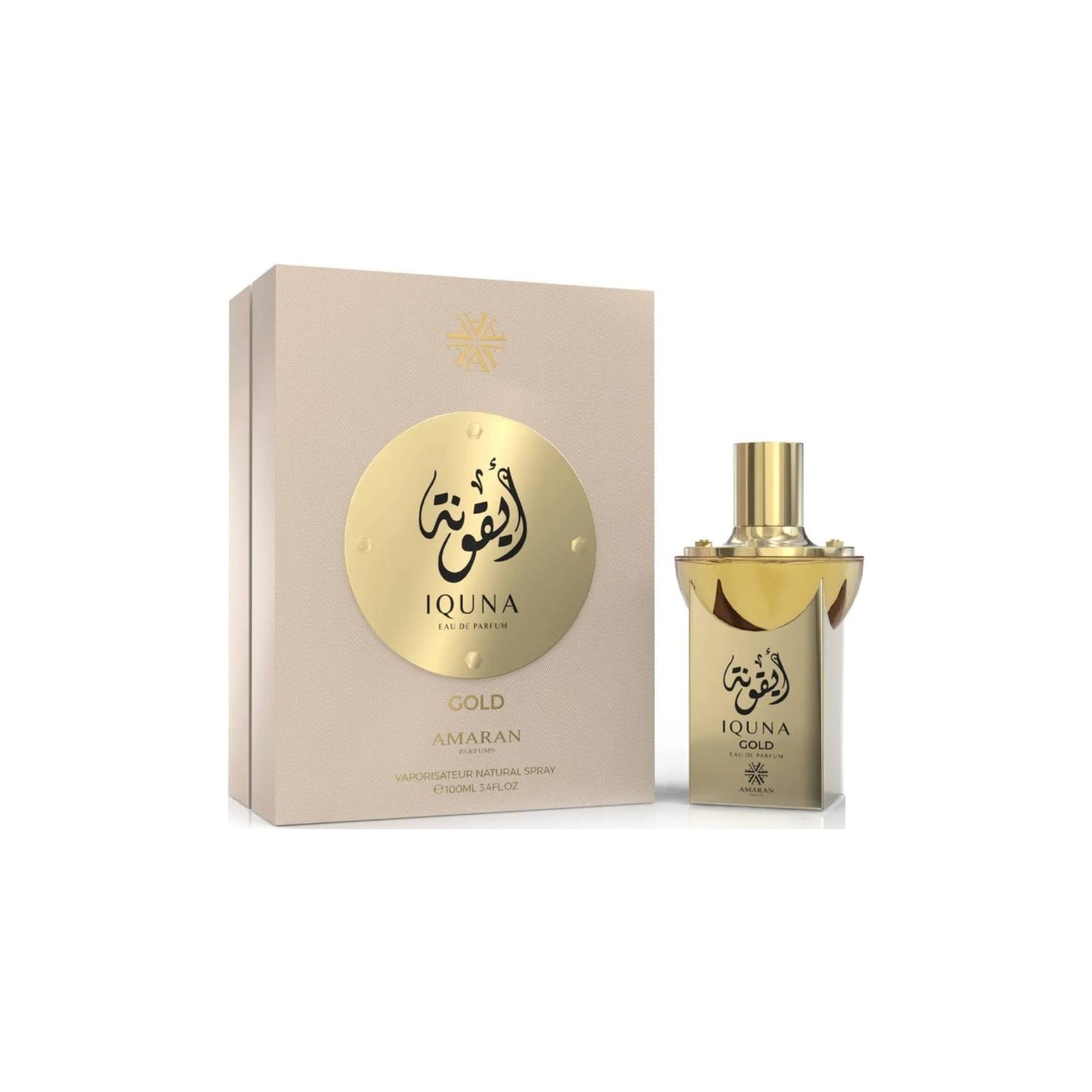 Amaran | Iquna | Gold | Eau De Parfum | Womems Fragrance | 100 ML | Vanilla, Lavender & Ginger
