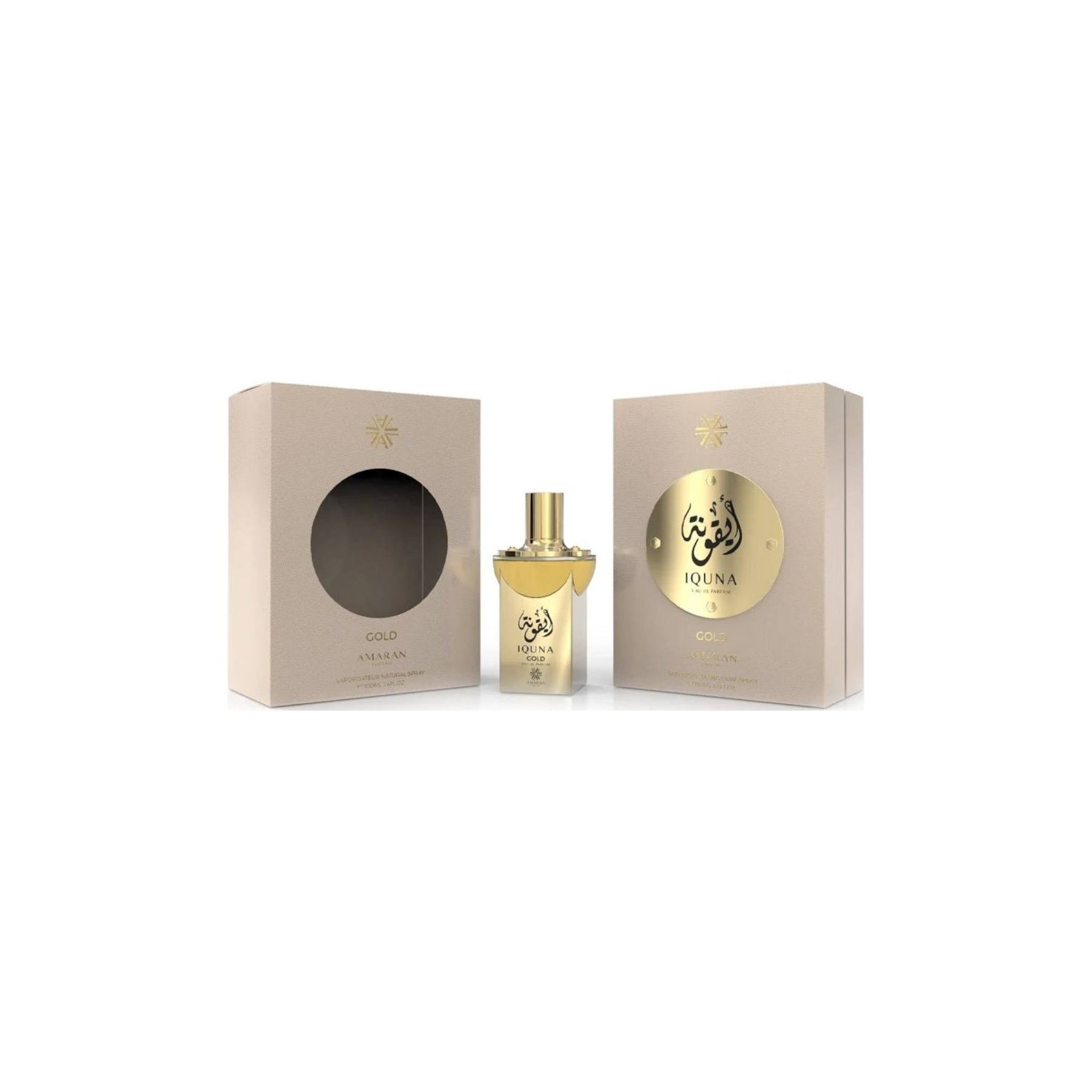 Amaran | Iquna | Gold | Eau De Parfum | Womems Fragrance | 100 ML | Vanilla, Lavender & Ginger