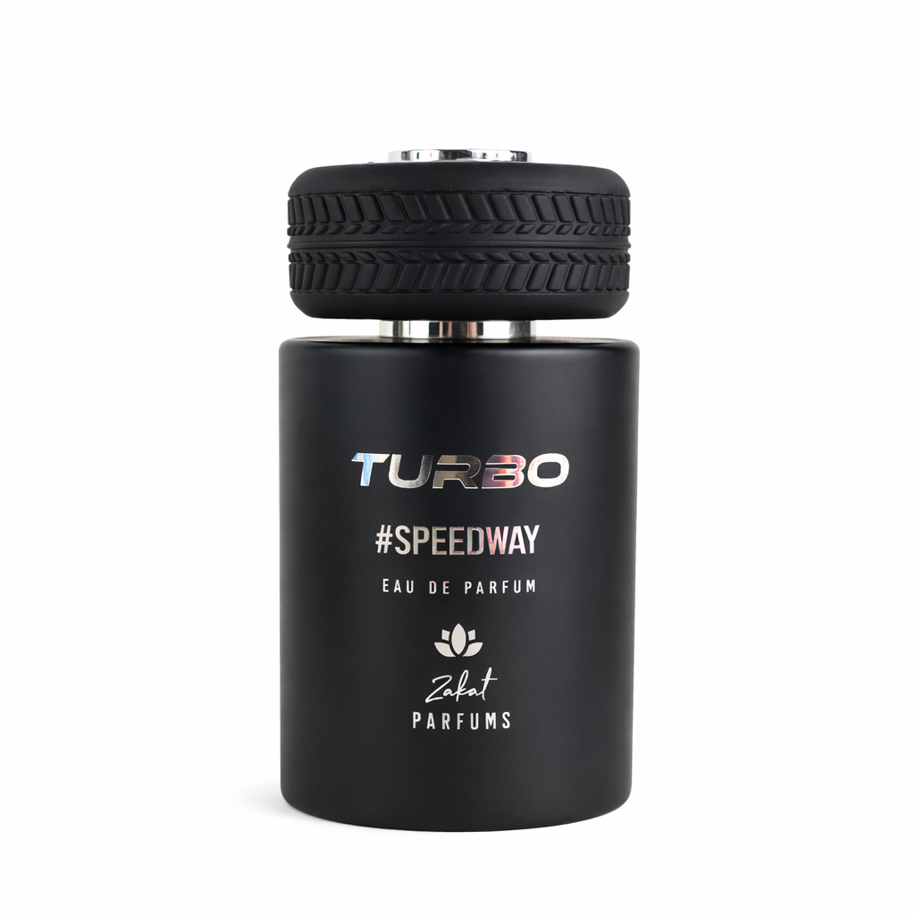 Zakat Parfums | Turbo - #Speedway | Eau De Parfum | 100 ml - 3.4 fl oz | Unisex Fragrance | Apple - Jasmine & Vanilla Notes