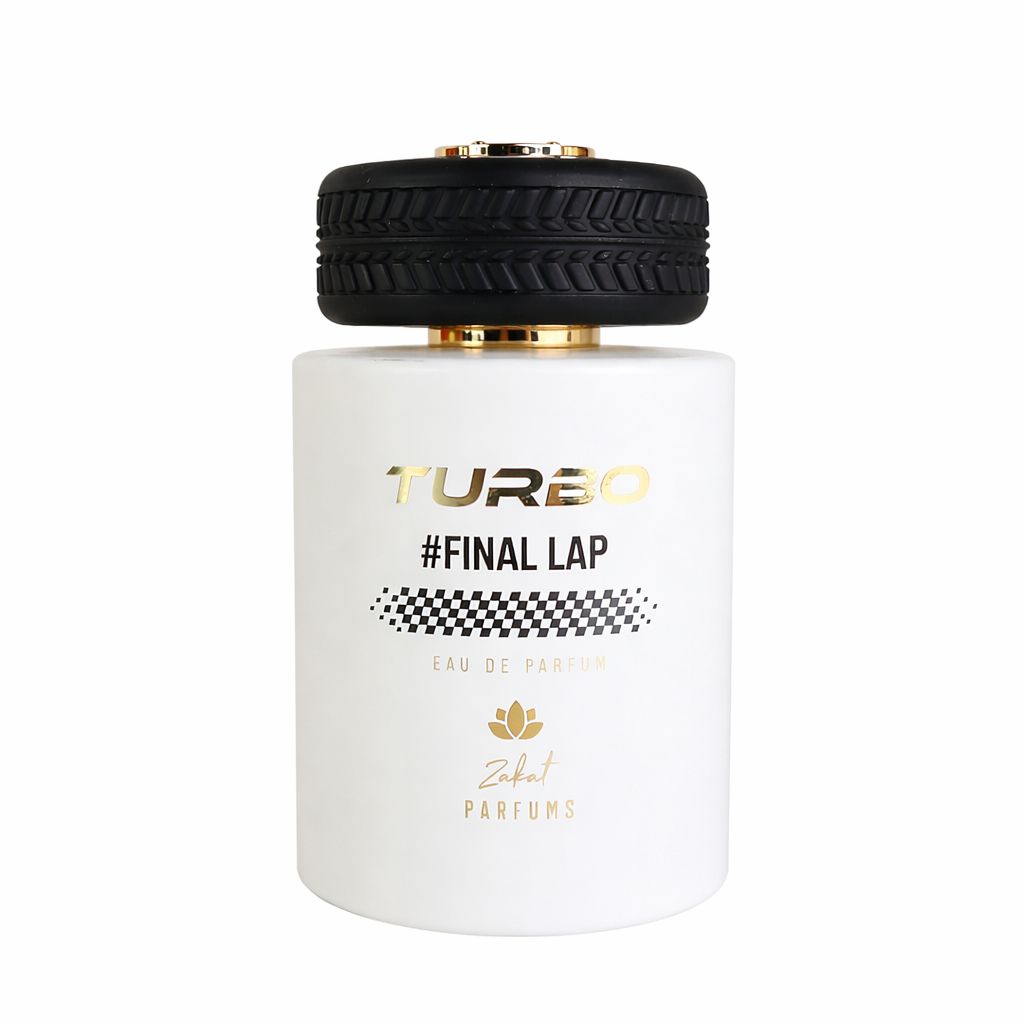 Zakat Parfums | Turbo - #Final Lap | Eau De Parfum | 100 ml - 3.4 fl oz | Unisex Fragrance | Sea Salt - Incense & Wood Notes